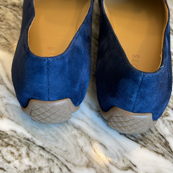TALBOTS Navy Suede Loafers - Picture 5 of 9